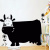 Наклейка виниловая "Доска для рисования Корова"