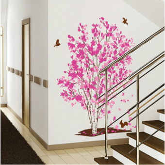 Набор виниловых наклеек "Дерево - цветущая сакура" XL
